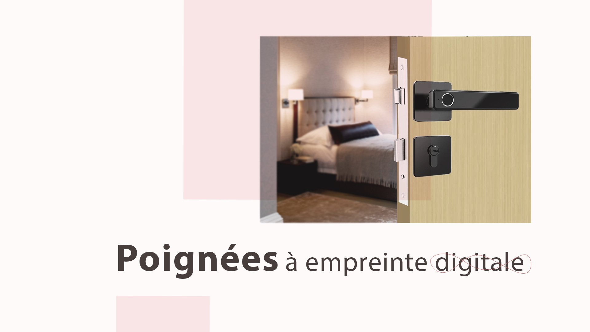poignées à empreinte digitale