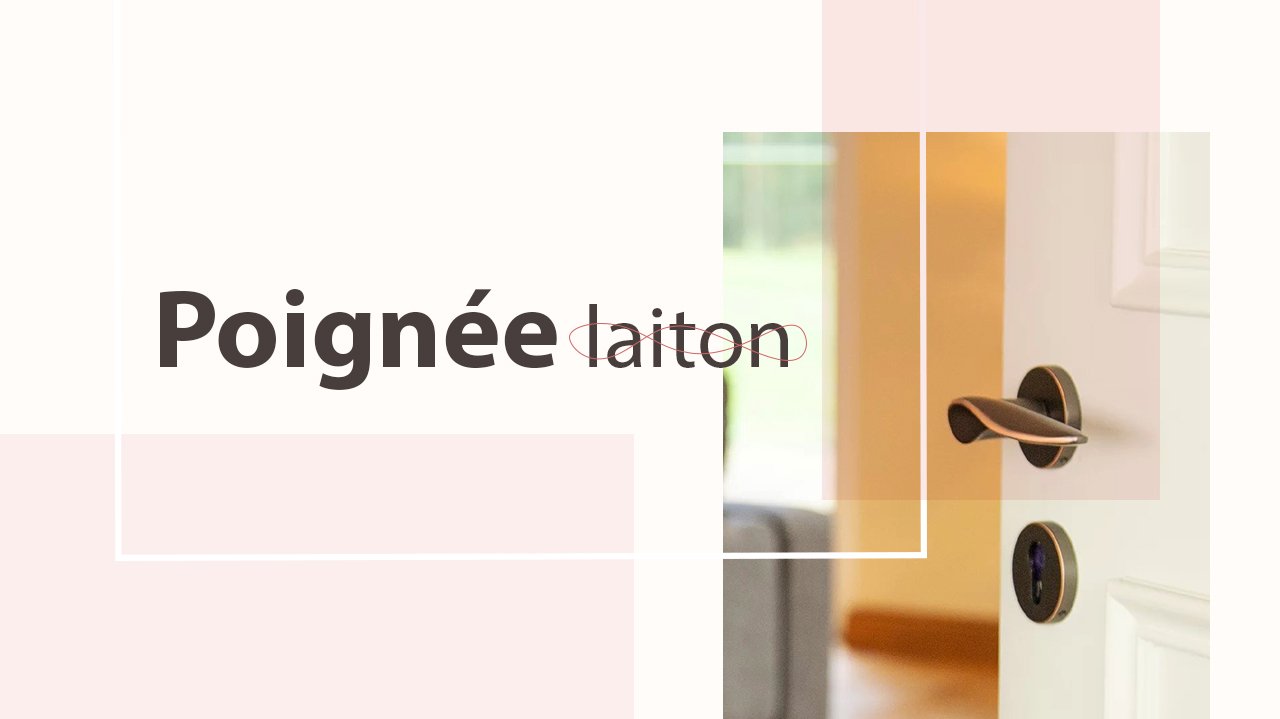 poignée laiton
