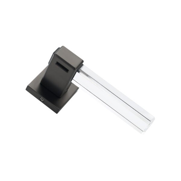 "Murano" Poignée de Porte Cristal Anthracite