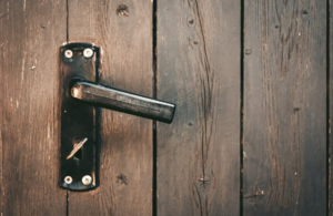 Damaged door handle