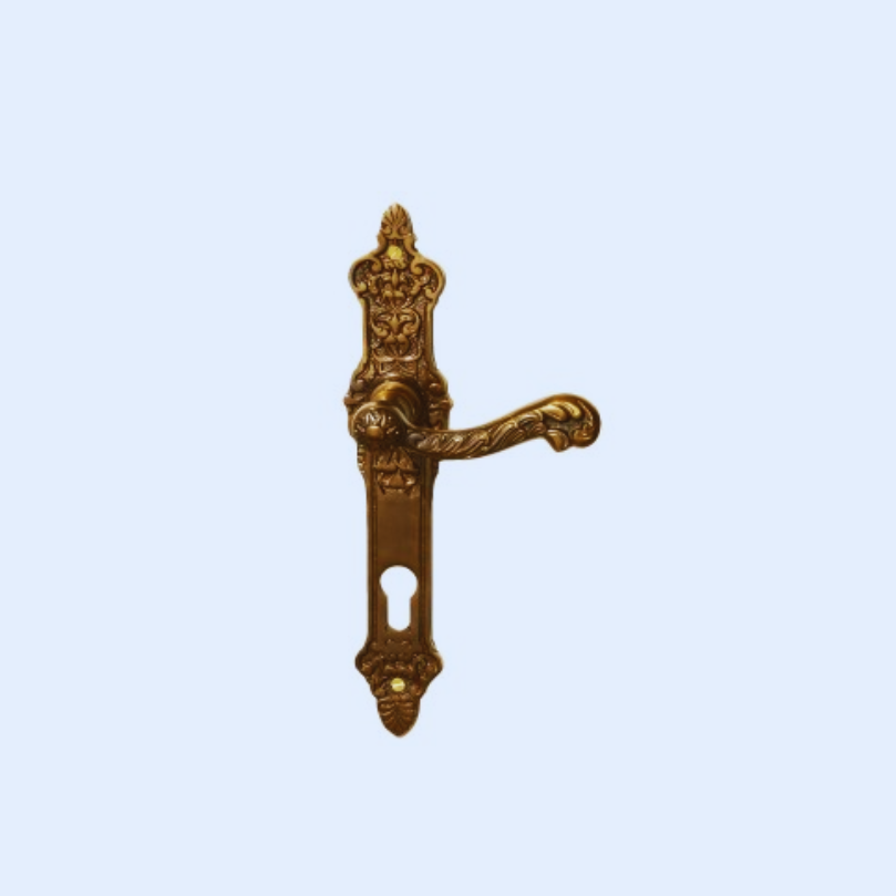 poignée de porte en bronze