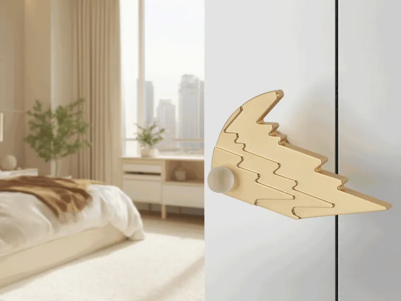 Poignée de porte inspirée du ressac et du va-et-vient des vagues – OCEANIQUE